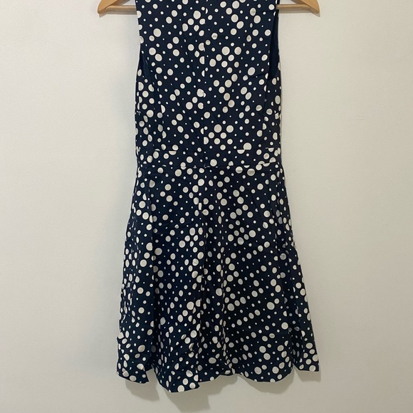 Portmans - Dress Blue with White Spots - Size 8 - Picture 4 of 6